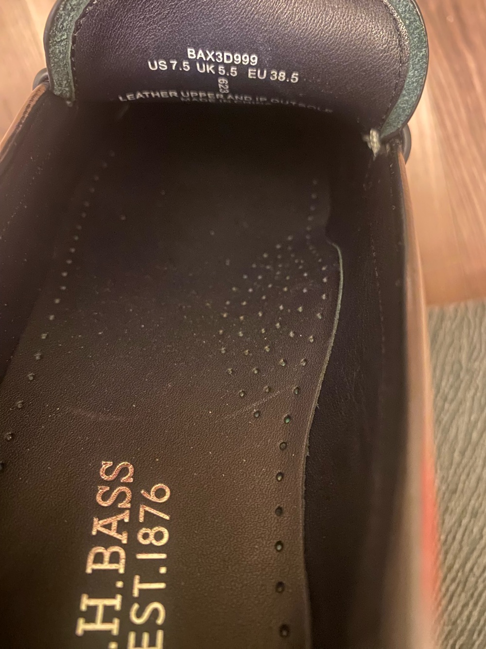 G.H.BASS Platform Lug Classic Loafer 7.5 - Picture 13 of 13